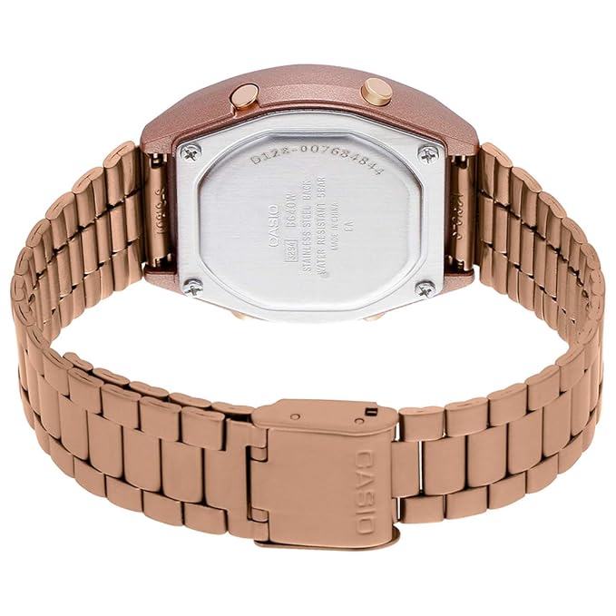 Casio Vintage Series Digital Rose Gold Dial Women's Watch-B640WC-5ADF - Image 3
